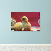 Disco Chicken Canvas Afdruk (Insitu (Houten vloer))