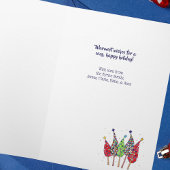 Disco Christmas Tea Kaart