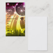 disco cityscape visitekaartje (Voorkant / Achterkant)