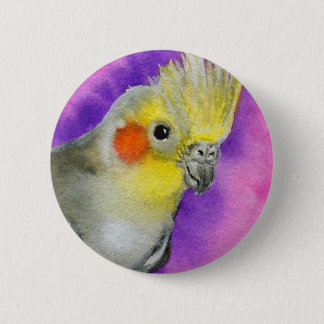 Disco Cockatiel Ronde Button 5,7 Cm