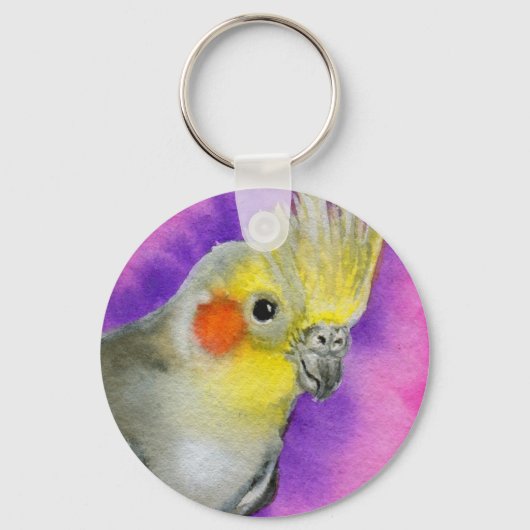 Disco Cockatiel Sleutelhanger (Voorkant)