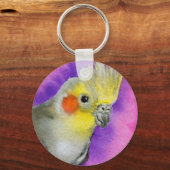 Disco Cockatiel Sleutelhanger (Voorkant)