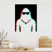 Disco Cool Glitchfoot RGB Poster (Keuken)
