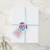 Disco Cowgirl Bachelorette Dank je Labels Cadeaulabel (Met Touw)