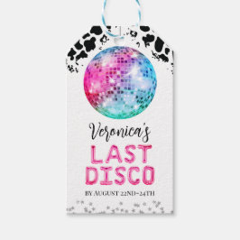 Disco Cowgirl Bachelorette Dank je Labels Cadeaulabel