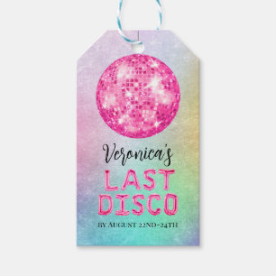 Disco Cowgirl Bachelorette Dank je Labels Cadeaulabel