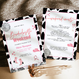 Disco Cowgirl Bachelorette-feest | Space Cowgirl I Kaart