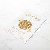 Disco Cowgirl Bachelorette Itinerary Last Rodeo Folie Uitnodiging (Gedraaid)