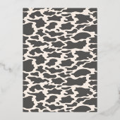 Disco Cowgirl Bachelorette Party Folie Uitnodiging (Achterkant)