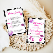 Disco Cowgirl Bachelorette Party Kaart