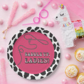 Disco Cowgirl Bachelorette Party Papieren Bordje (Feest)
