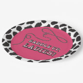 Disco Cowgirl Bachelorette Party Papieren Bordje (Gekanteld)