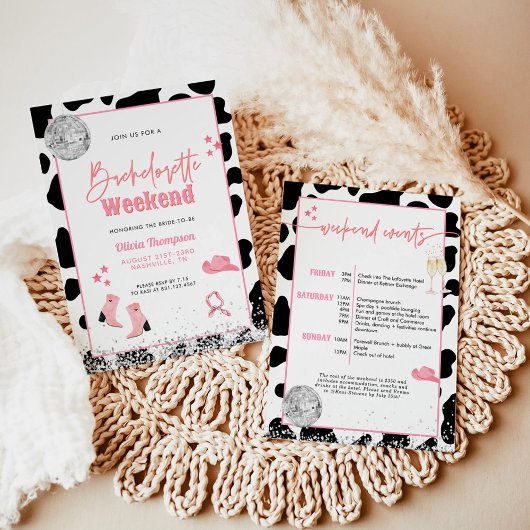 Disco Cowgirl Bachelorette Party | Ruimtevaartwage Kaart