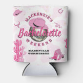 Disco Cowgirl Bachelorette Weekend Feest Blikjeskoeler (Voorkant)