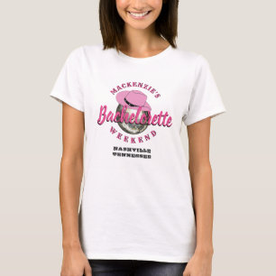 Disco Cowgirl Bachelorette Weekend Party T-shirt