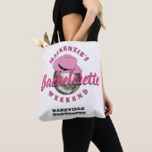 Disco Cowgirl Bachelorette Weekend Party Tote Bag (Dichtbij)