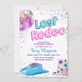 Disco Cowgirl Bachelorette Weekend Reisplan Kaart (Voorkant)