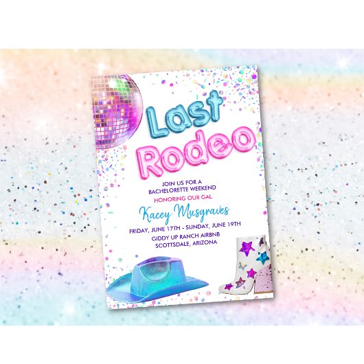 Disco Cowgirl Bachelorette Weekend Reisplan Kaart