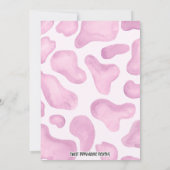 Disco Cowgirl Birthday Kaart (Achterkant)