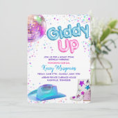 Disco Cowgirl : de dag van het weekend Kaart (Staand voorkant)