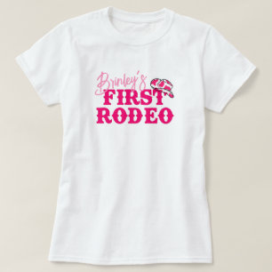 Disco Cowgirl Eerste Rodeo T-shirt