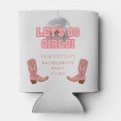 Disco Cowgirl Laat Ons Gaan Meisjes Bachelorette F Blikjeskoeler (Achterkant)