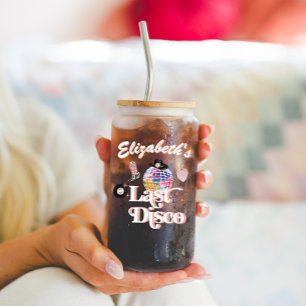 Disco Cowgirl Nashville Pink Rodeo   Bachelorette Blikvorm Glas