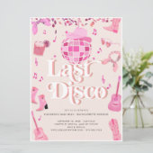 Disco Cowgirl Nashville Pink Rodeo | Bachelorette Kaart (Staand voorkant)