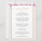 Disco Cowgirl Nashville Pink Rodeo | Bachelorette Kaart (Achterkant)