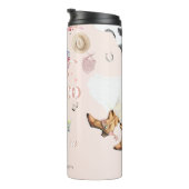 Disco Cowgirl Nashville Pink Rodeo | Bachelorette Thermosbeker (Geroteerd rechts)