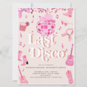 Disco Cowgirl Nashville Roze Rodeo | Bachelorette Kaart (Voorkant)