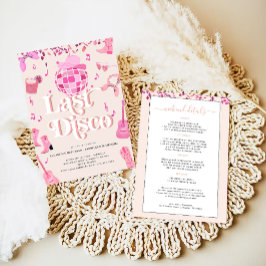 Disco Cowgirl Nashville Roze Rodeo | Bachelorette Kaart