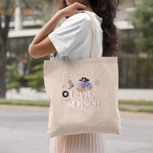 Disco Cowgirl Nashville Roze Rodeo Bachelorette Tote Bag