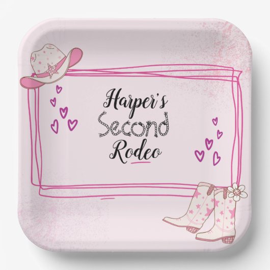 Disco Cowgirl Paper Bord (Voorkant)