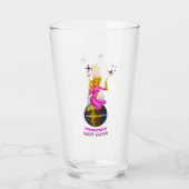 Disco Cowgirl Retro Bachelorette party Glas (Voorkant)