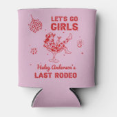 Disco Cowgirl Rodeo Bachelorette Weekend Blikjeskoeler (Voorkant)