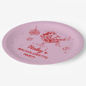 Disco Cowgirl Rodeo Bachelorette Weekend Papieren Bordje (Gekanteld)