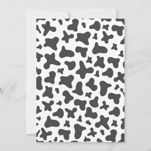 Disco Cowgirl Rodeo Westerne Verjaardagsuitnodigin Kaart (Achterkant)