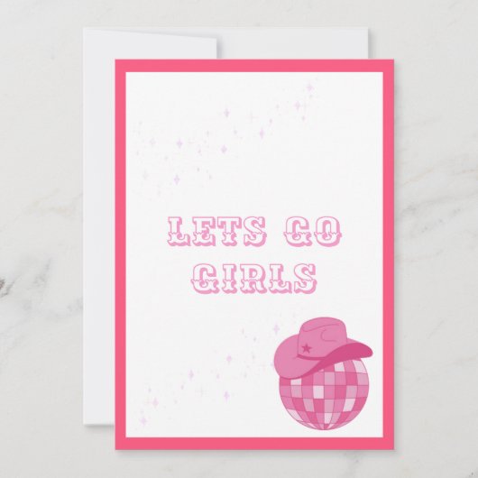 Disco Cowgirl Save The Date (Voorkant)