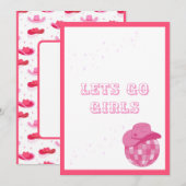 Disco Cowgirl Save The Date (Voorkant / Achterkant)