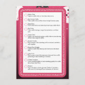 Disco Cowgirl Selfie Scavenger Hunt Spel Informatiekaartje (Achterkant)