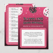 Disco Cowgirl Selfie Scavenger Hunt Spel Informatiekaartje (Voorkant / Achterkant)