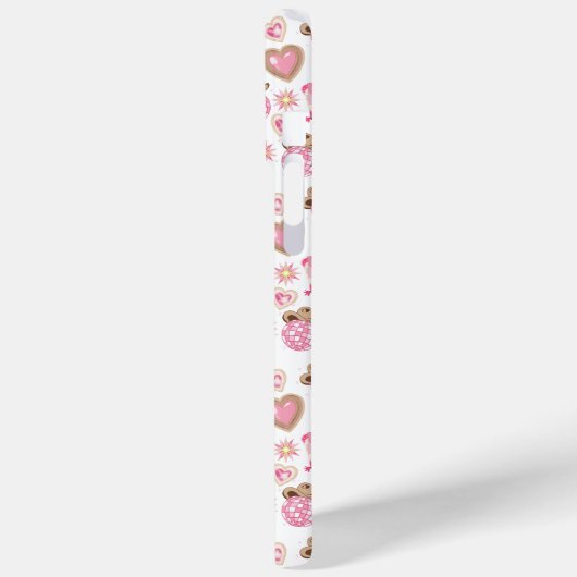 Disco Cowgirl Valentine iPhone Phone Case (Achterkant / Links)