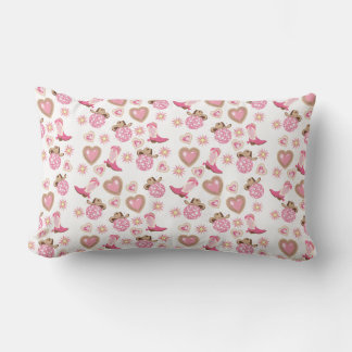 Disco Cowgirl Valentine Lumbar Pillow Kussen