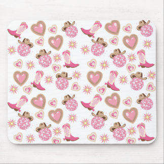 Disco Cowgirl Valentine Mouse Pad Muismat