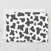 Disco Cowgirl Verjaardag Foto Bedankkaart (Achterkant)