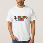 Disco Dad - A Psychedelic Gift for Dad T-shirt (Voorkant)