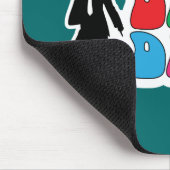 Disco Dad Mousepad - A Funny Vaderdag Gift Muismat (Hoek)