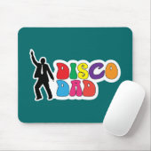 Disco Dad Mousepad - A Funny Vaderdag Gift Muismat (Met muis)