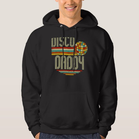 Disco Daddy Disco Kostuum 70s Mannen Vrouwen Hoodie (Voorkant)